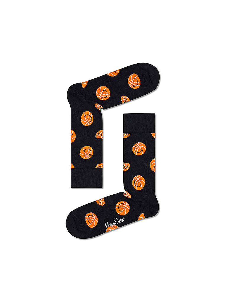 HAPPY SOCKS Damen Socken BALLS 36-40 black / multi schwarz